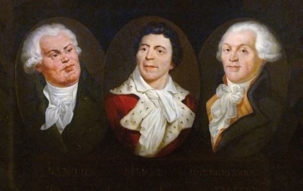 Danton, Marat e Robespierre